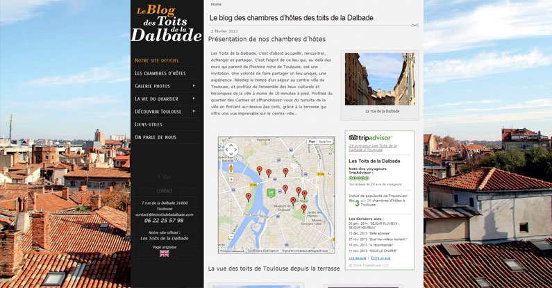 Le blog des chambres d’hôtes toulouse centre